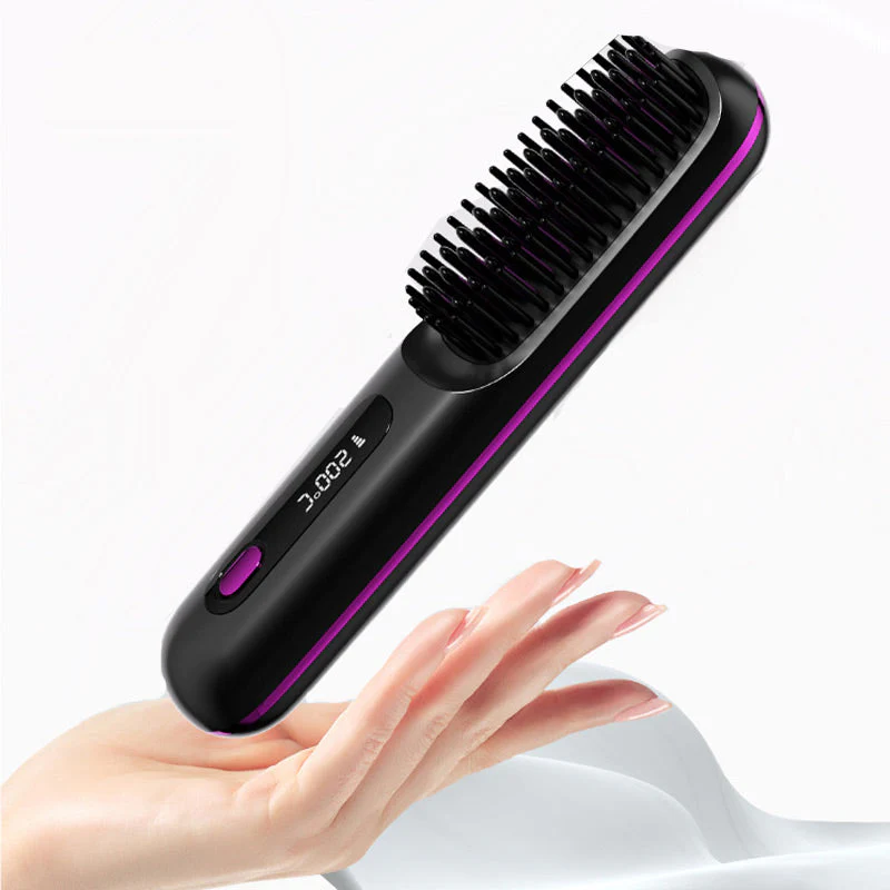 💐New Year's Offer: 50% Off💖Cordless Ceramic Heated Hair Straightening Comb(Ionic Ceramic · Hair-Friendly Design) - Image 10