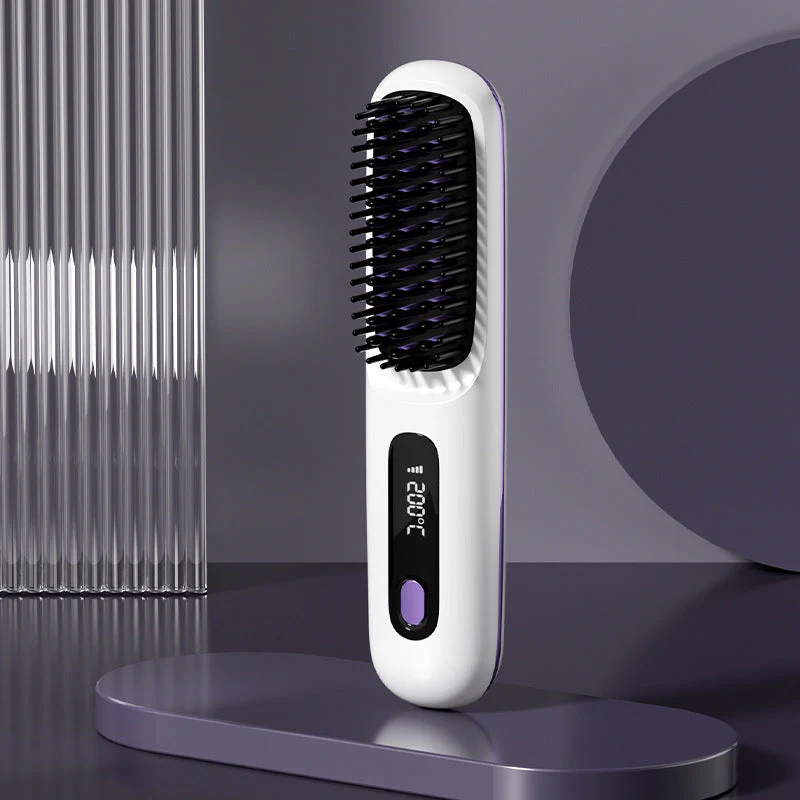 💐New Year's Offer: 50% Off💖Cordless Ceramic Heated Hair Straightening Comb(Ionic Ceramic · Hair-Friendly Design) - Image 12