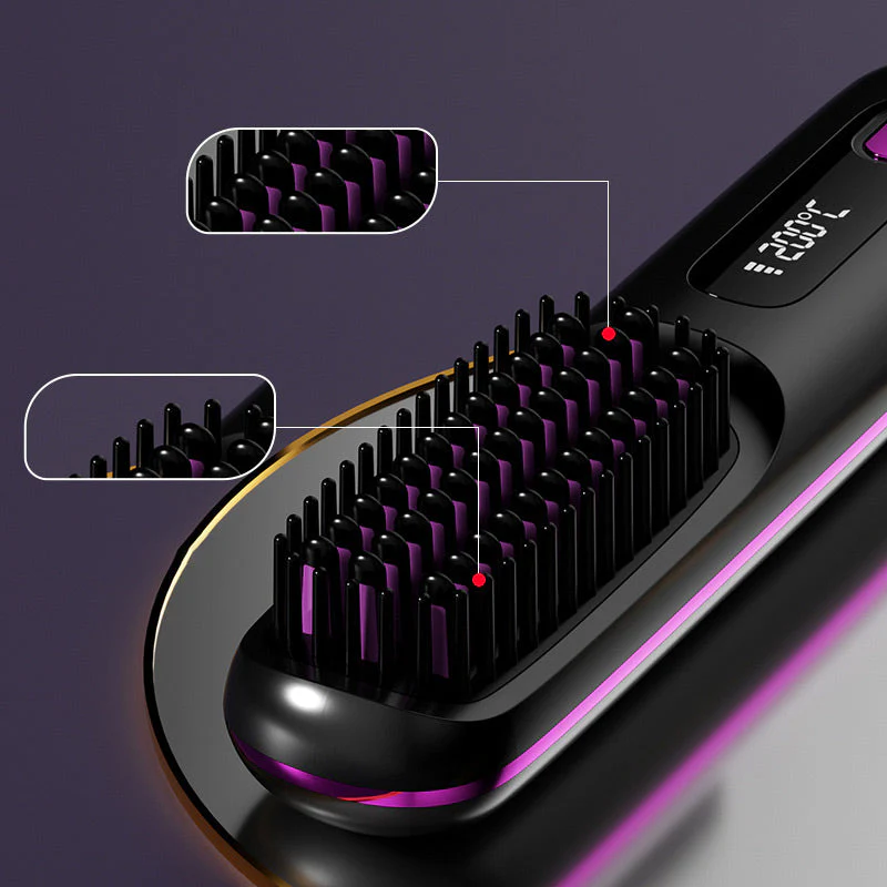 💐New Year's Offer: 50% Off💖Cordless Ceramic Heated Hair Straightening Comb(Ionic Ceramic · Hair-Friendly Design) - Image 3