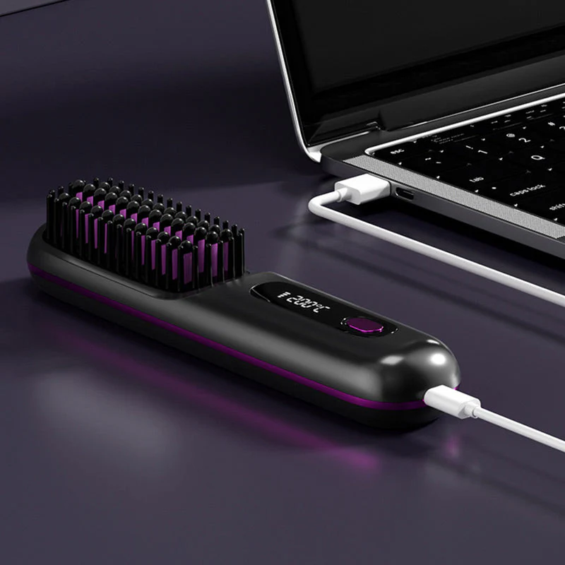 💐New Year's Offer: 50% Off💖Cordless Ceramic Heated Hair Straightening Comb(Ionic Ceramic · Hair-Friendly Design) - Image 8