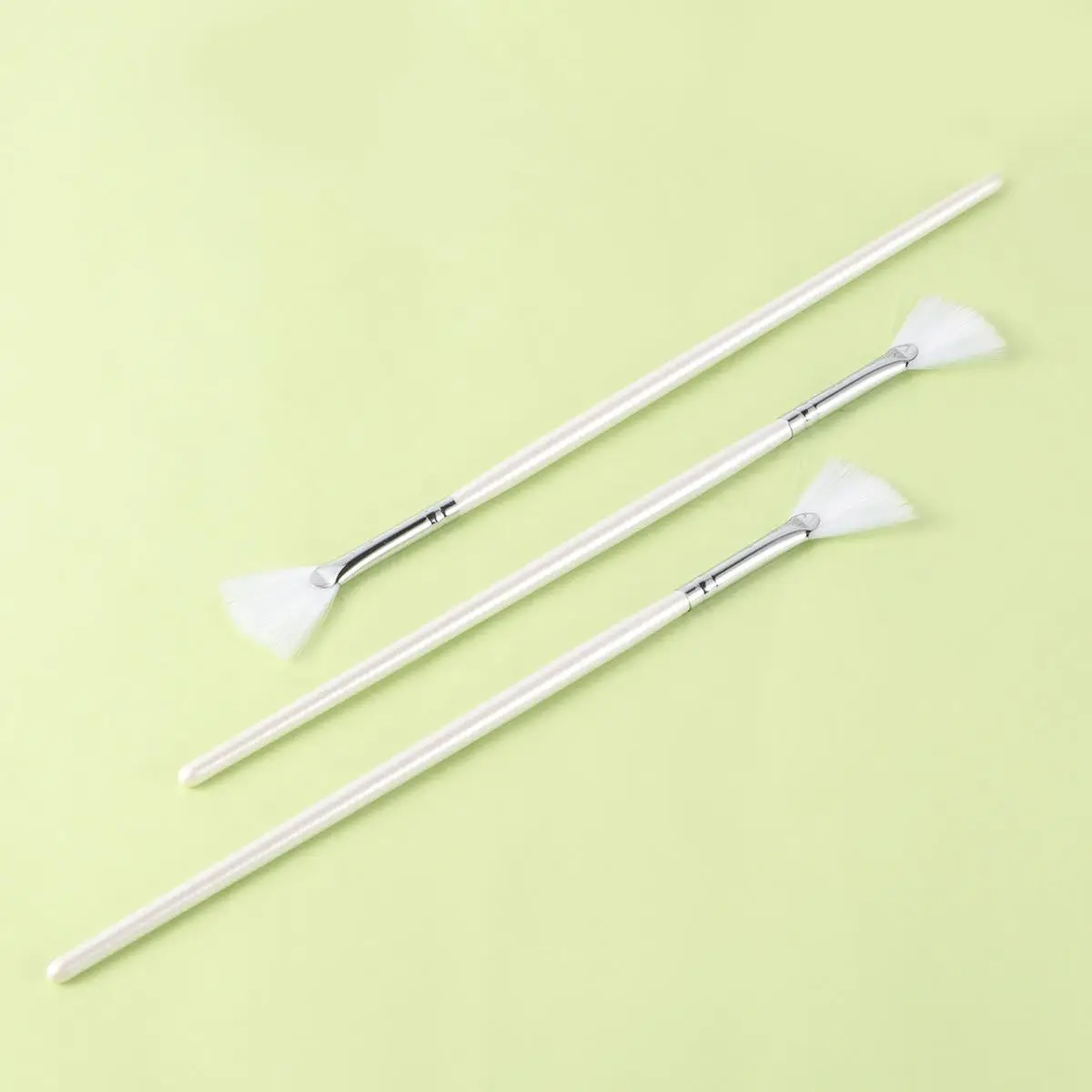 3 Pcs Shape for DIY Skin Care Mask Diy Brushes Fan Shape Mask Brushes Facials Skincare Smooth Coverage Beauty Tools - Image 6