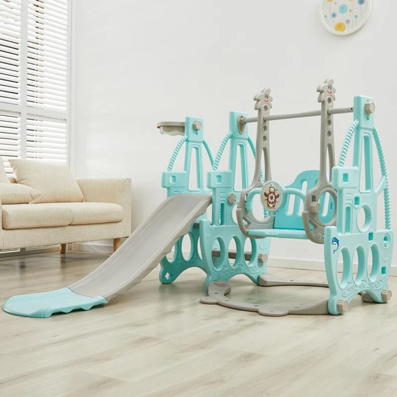 Kids Multifunctional Indoor Playground Slide Set - Image 6