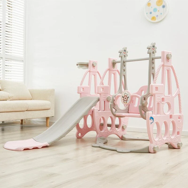 Kids Multifunctional Indoor Playground Slide Set - Image 7