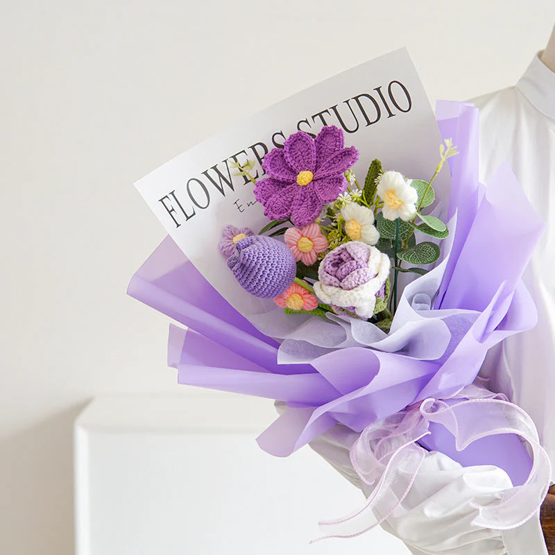 💕 Holiday Special – 50% Off! 💕 Handmade Crochet Bouquets - Image 12