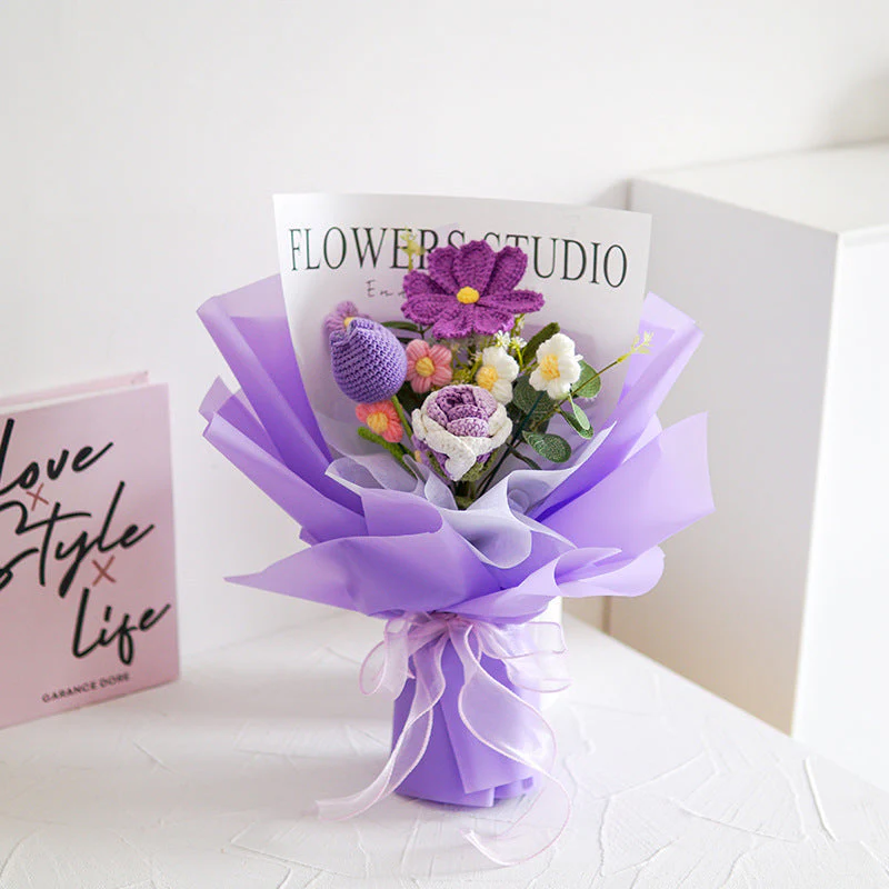 💕 Holiday Special – 50% Off! 💕 Handmade Crochet Bouquets - Image 7