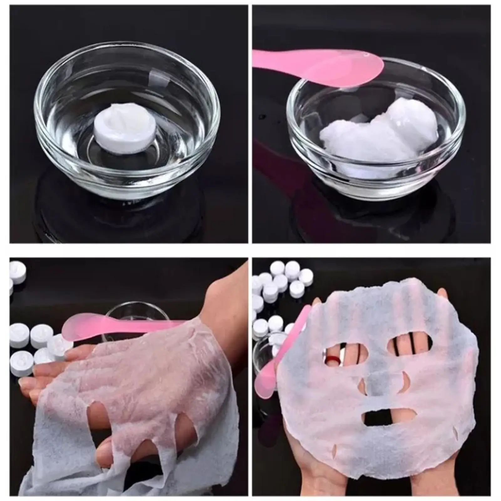 NEW High-end 30/50PCS Disposable Compressed Facial Mask Portable Non-woven Face Mask Facial Towel Coin Cotton Wrapped Tissues - Image 5