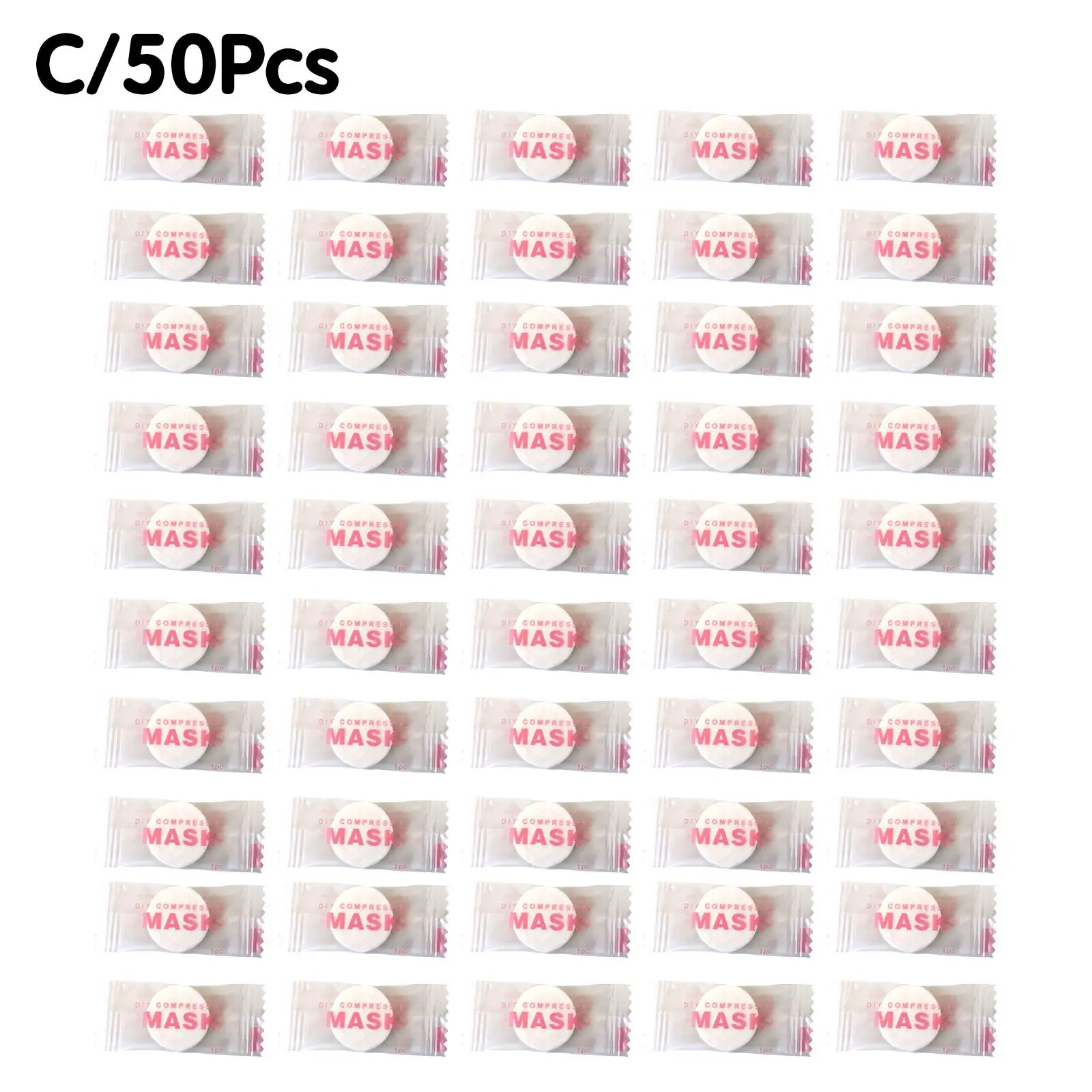 NEW High-end 30/50PCS Disposable Compressed Facial Mask Portable Non-woven Face Mask Facial Towel Coin Cotton Wrapped Tissues - Image 8