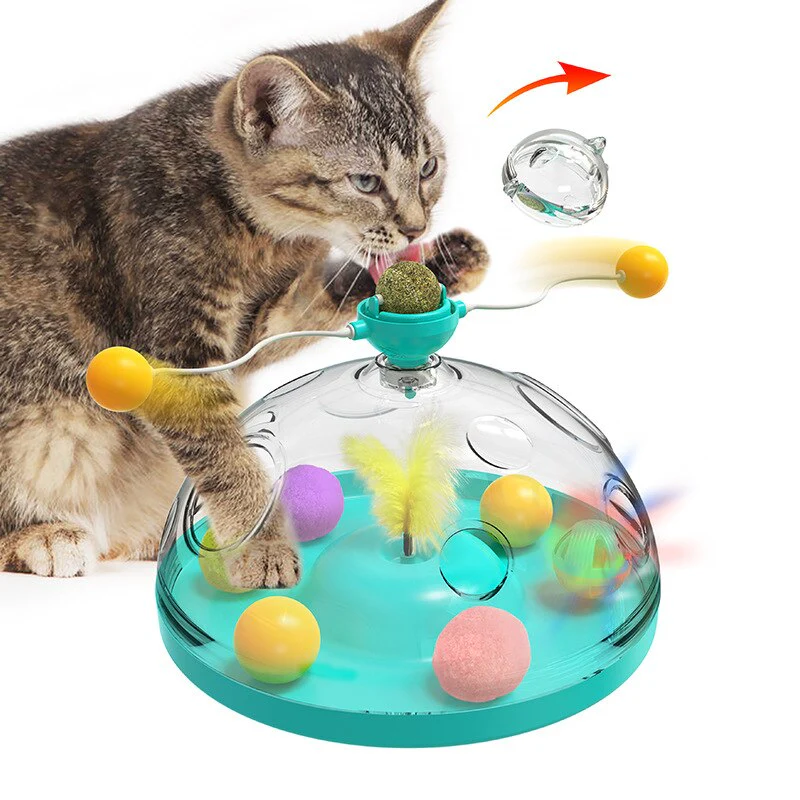 Windmill Interactive Multifunctional Catnip Toy - Image 3