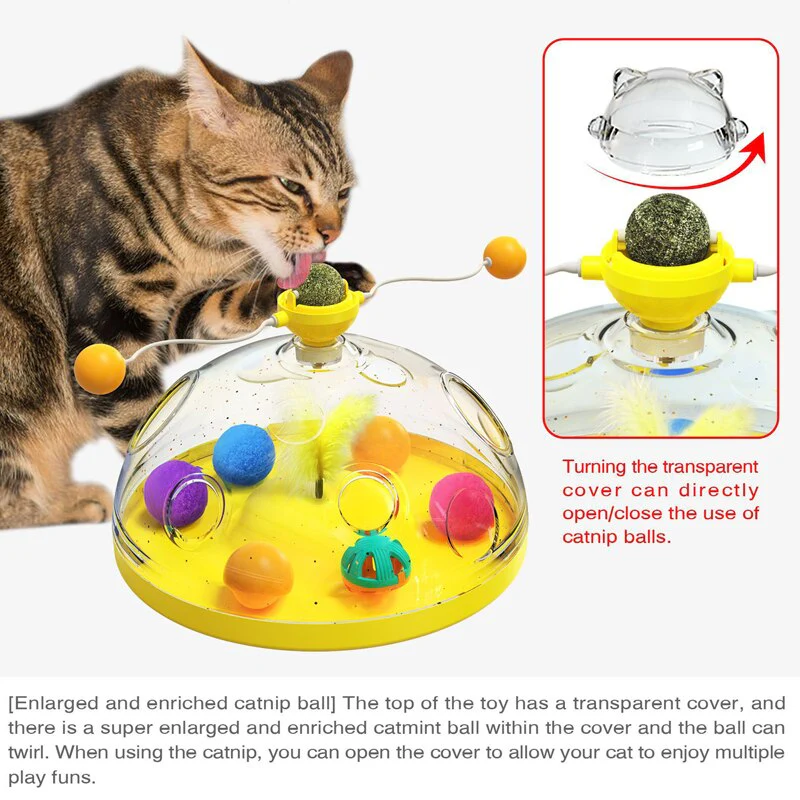 Windmill Interactive Multifunctional Catnip Toy - Image 4