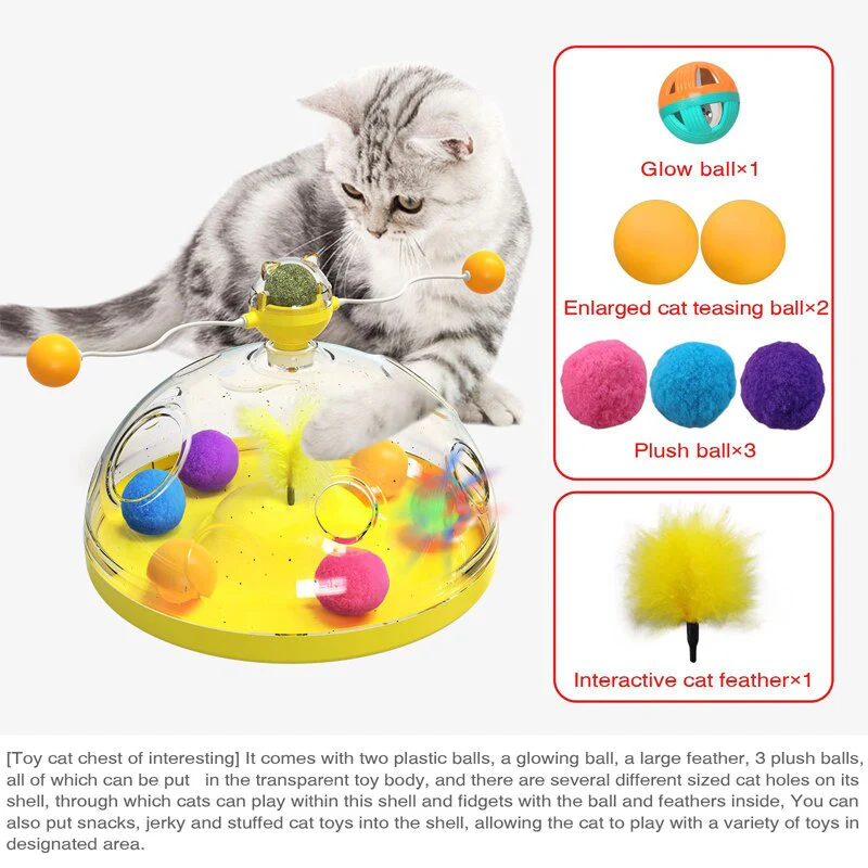 Windmill Interactive Multifunctional Catnip Toy - Image 5