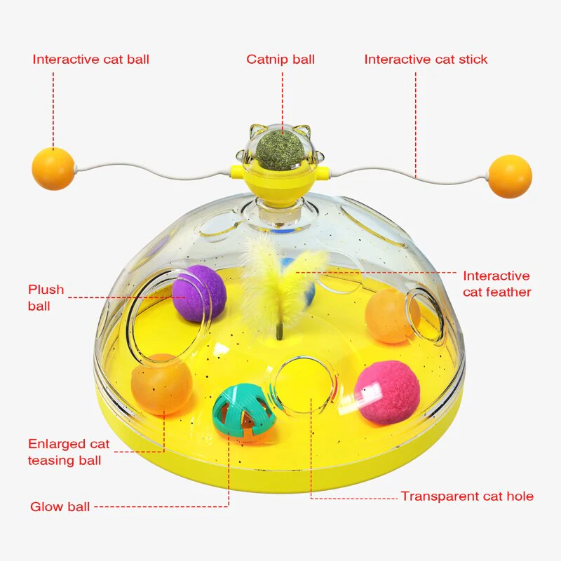 Windmill Interactive Multifunctional Catnip Toy - Image 7