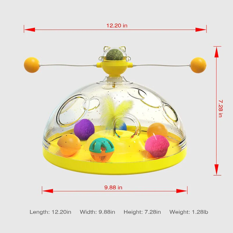 Windmill Interactive Multifunctional Catnip Toy - Image 8