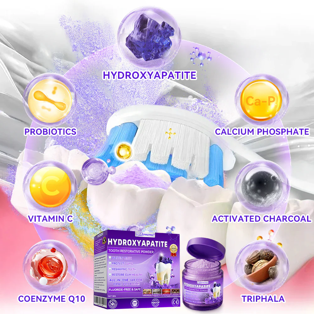 🎉 New Year Special: 80% OFF 💕 Dormorna® Hydroxyapatite Tooth Restorative Powder 🦷 - Image 2