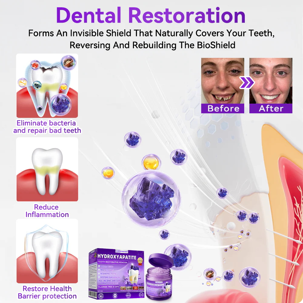 🎉 New Year Special: 80% OFF 💕 Dormorna® Hydroxyapatite Tooth Restorative Powder 🦷 - Image 8