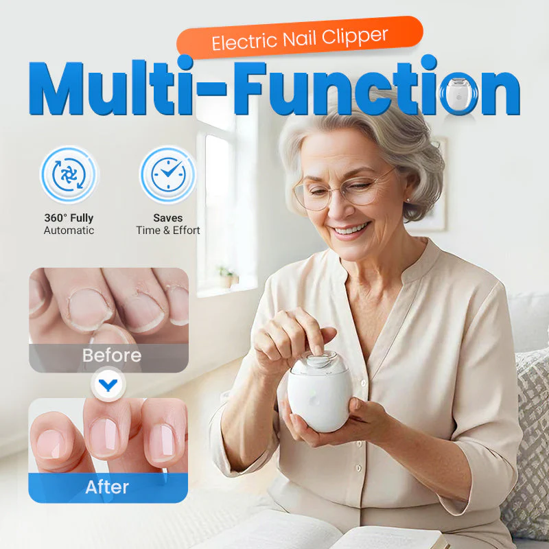 💎New Year Special: 50% Off ✨ Multifunction Automatic Nail Trimmer – 6 Speed Levels, Safe and Gentle for Easy Nail Care 💅