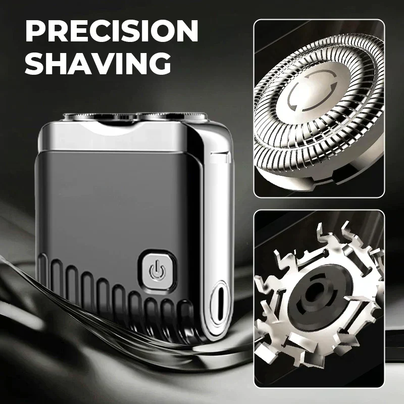 🔨🎁Mini Portable Electric Shaver – The Ultimate Travel Companion for a Smooth Shave Anywhere (Wet & Dry & USB-C) - Image 5