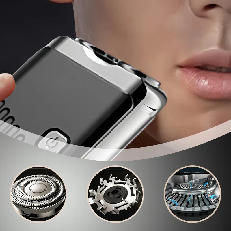 🔨🎁Mini Portable Electric Shaver – The Ultimate Travel Companion for a Smooth Shave Anywhere (Wet & Dry & USB-C) - Image 6